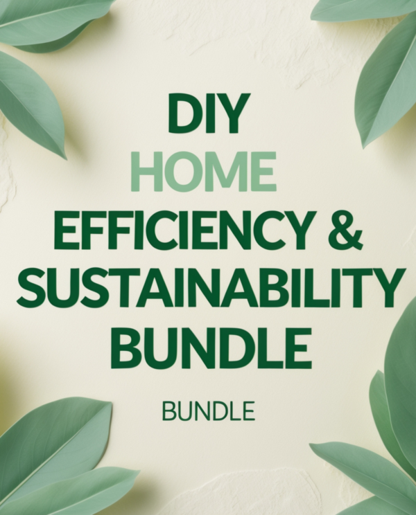 DIY Home Efficiency & Sustainability Bundle