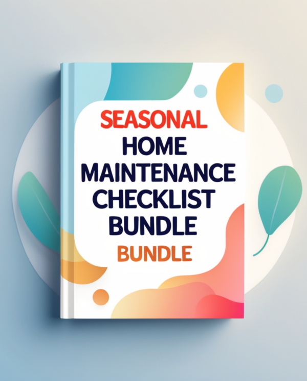 Seasonal Home Maintenance Checklist Bundle