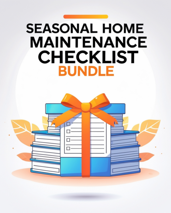 Seasonal Home Maintenance Checklist Bundle