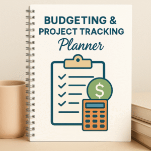 Budgeting & Project Tracking Planner