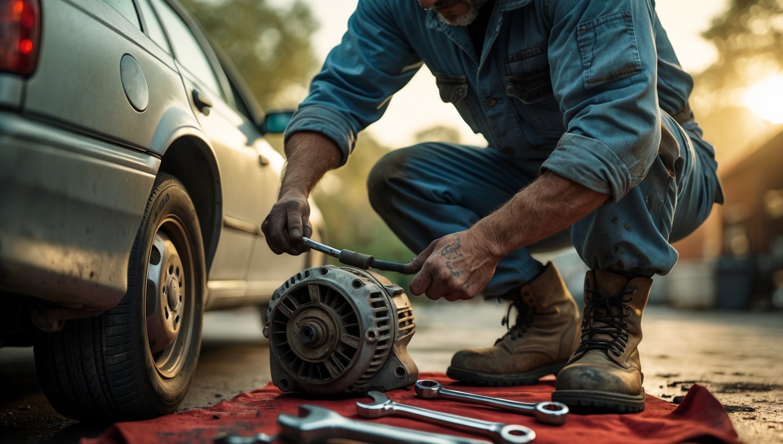 Replacing and Fixing a Faulty Alternator Without Removing the Battery