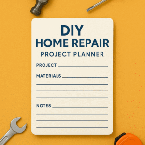 DIY Home Repair Project Planner